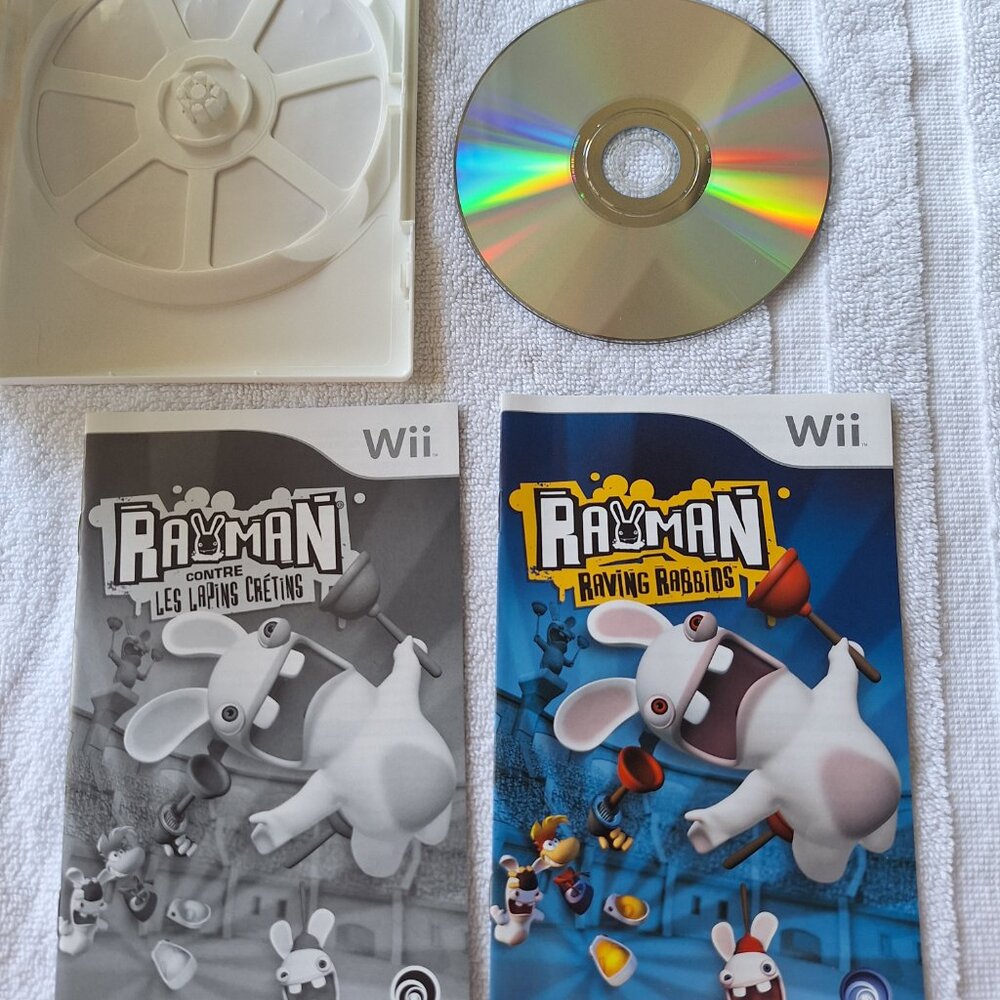 Wii Raving Rabbids Nintendo Lot - Picture 4 of 5
